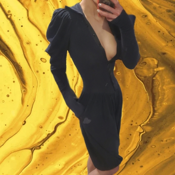 BETSEY JOHNSON Vintage Puff Sleeved Jumpsuit 'Punk Label' - Picture 3 of 10